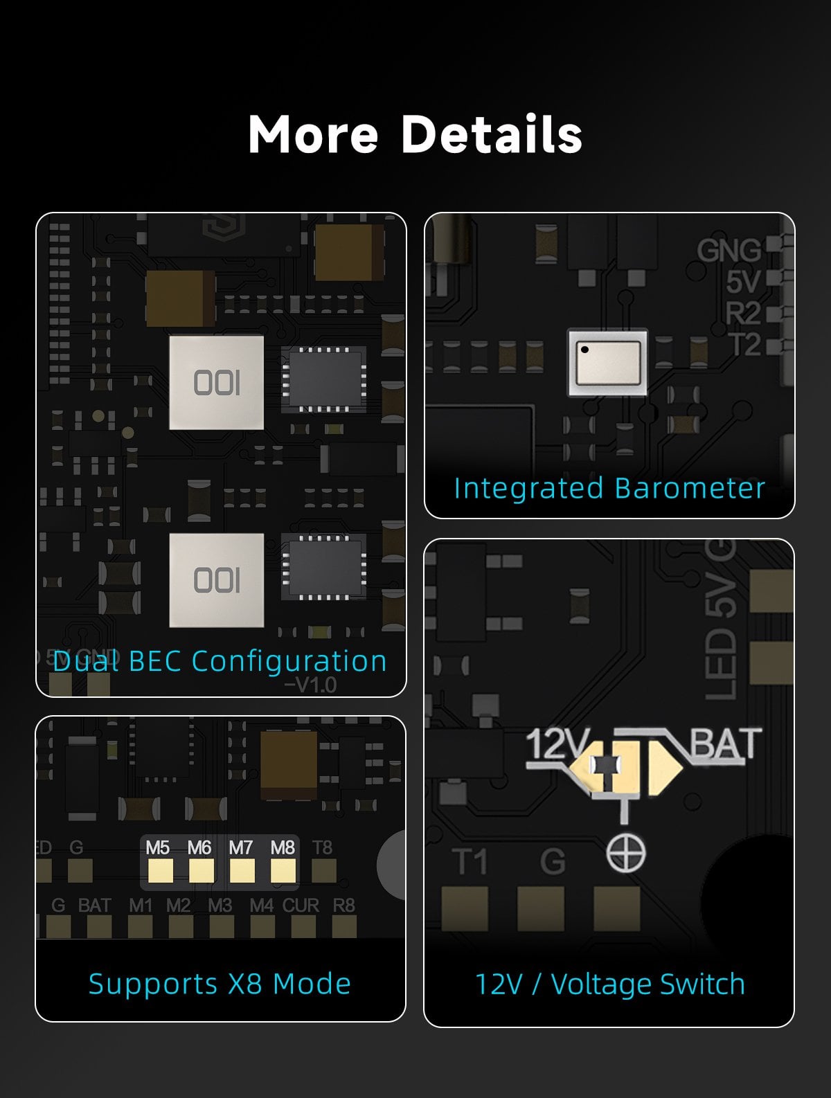 GEPRC TAKER H743 BT 32Bit 65A Stack 15 - GEPRC