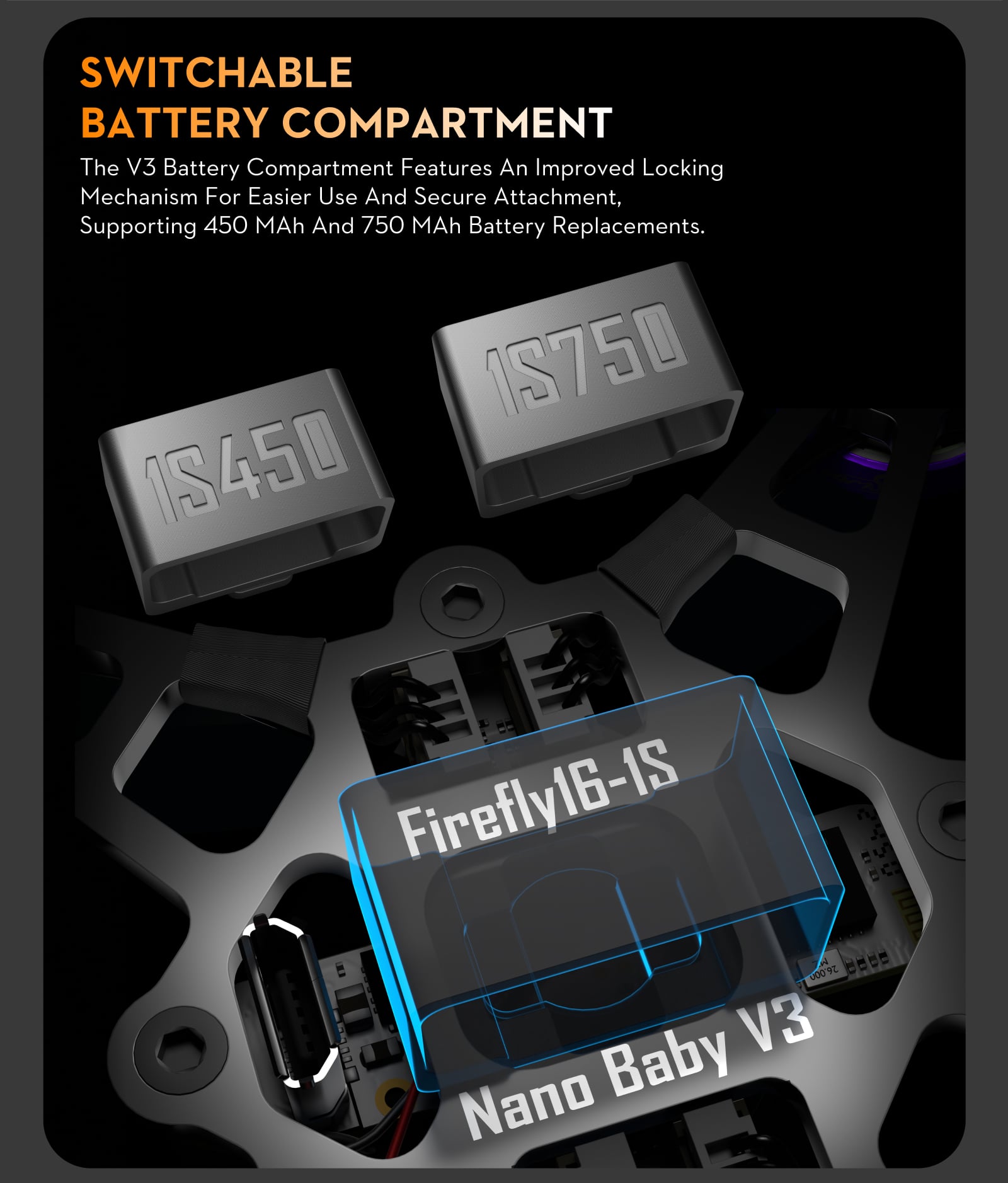 Flywoo Firefly16 1S Nano Baby V3 Analog ELRS 17 Flywoo Firefly16 1S Nano Baby V3 Analog ELRS 12 - Flywoo