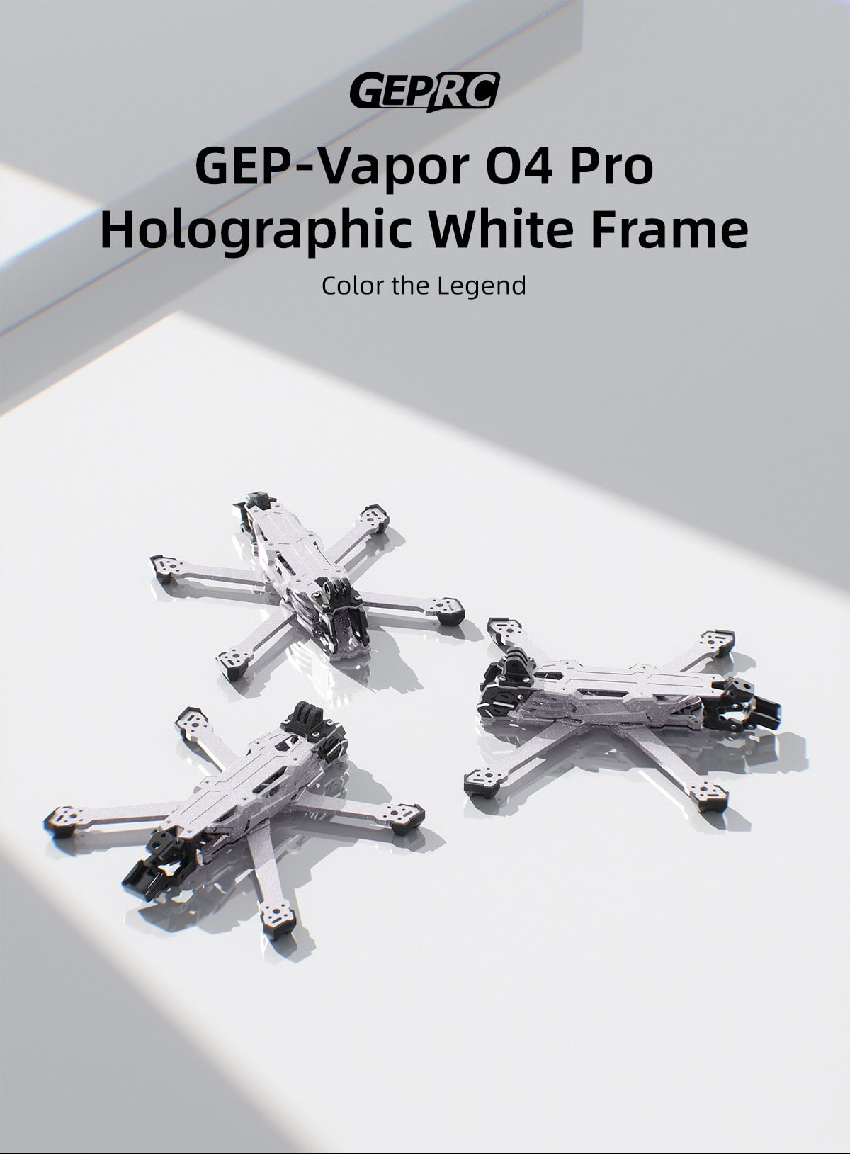 GEPRC Vapor-X6 O4 Pro Holographic White Frame 7 - GEPRC