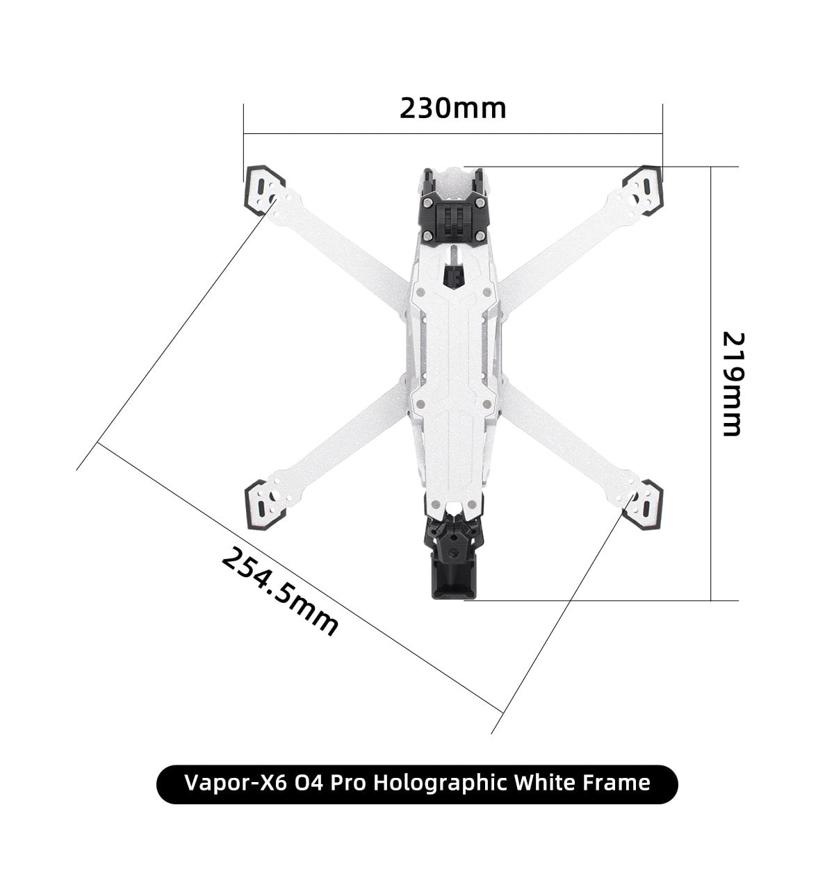GEPRC Vapor-X6 O4 Pro Holographic White Frame 16 - GEPRC